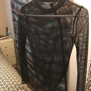 Fishnet bodysuit